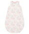 Sacco nanna reversibile bebè femmina a costine bianco MARSHMALLOW/bianco MULTICO