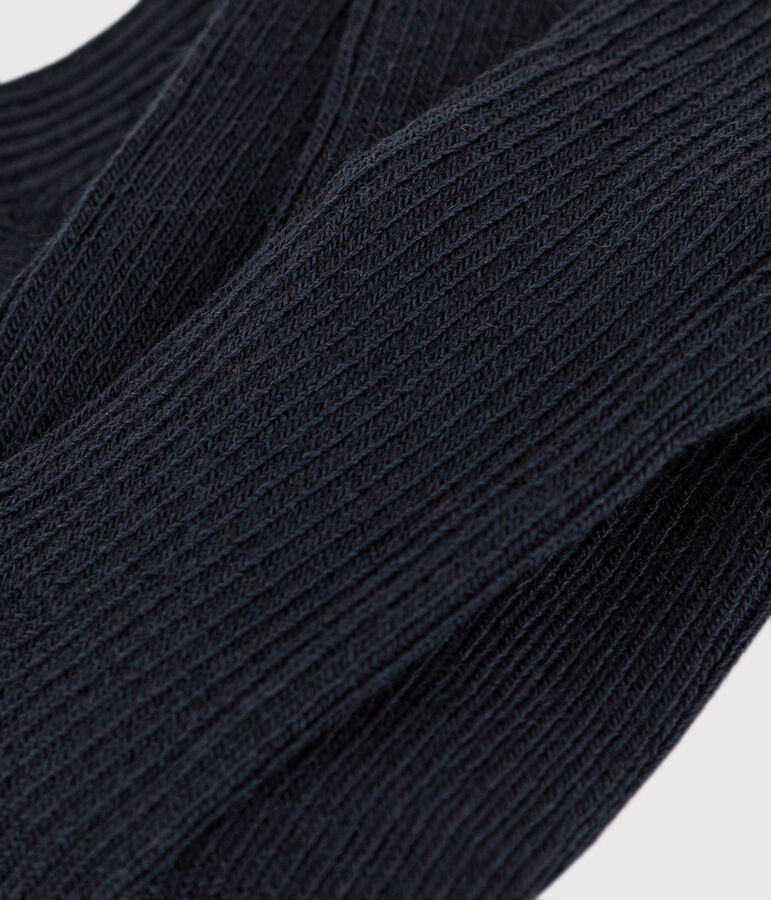 Collant in lana beb&egrave; blu