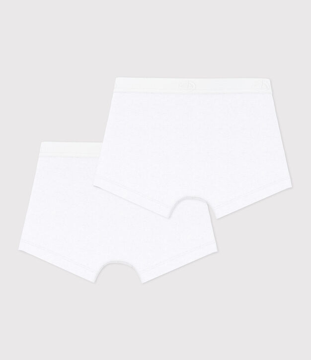Set di boxer per bambini in cotone tinta unita multicolore