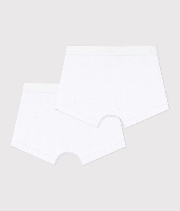 Confezione da 2 boxer bianchi bambino multicolore