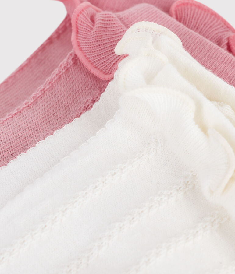 2 paia di calzini in cotone bambino multicolore