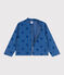 Giacca in cotone a cuori bambina blu ALASKA FONCE/ MEDIEVAL