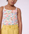 Set di canotte in cotone a fiori bambina multicolore