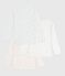 Set di T-shirt a maniche lunghe in cotone con stampa a cuori bambina variante 1