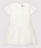 Abito da cerimonia in tulle bambina bianco MARSHMALLOW/grigio ARGENT