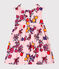 Abito senza maniche bebè femmina fantasia rosa MERVEILLE/bianco MULTICO