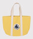 Borsa da mare in cotone tinta unita