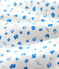 Sacco nanna barche bebè in cotone biologico bianco MARSHMALLOW/blu COOL
