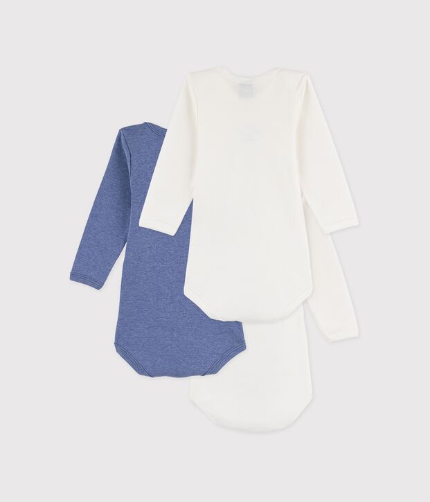 Set di 3 body a maniche lunghe neonato multicolore