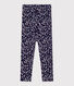 Leggings in cotone stampato bambina