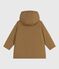 Parka bambino lunghezza midi tinta unita marrone ROCHE