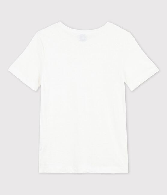 T-shirt L'ICONIQUE in lino Donna bianco ECUME