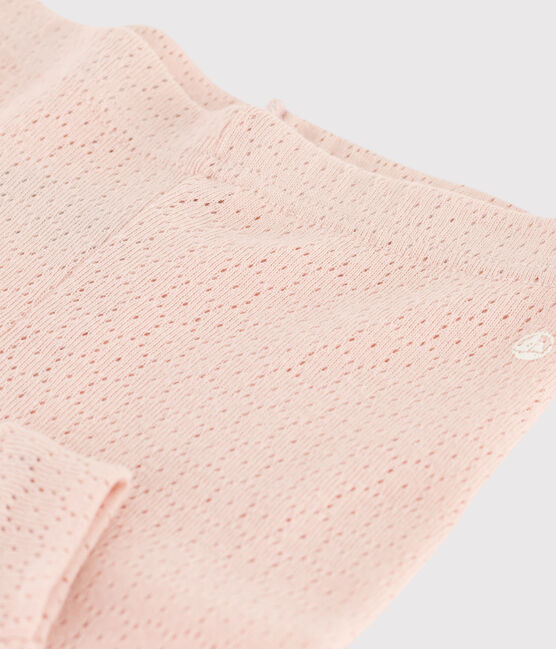 Legging bébé en coton ajouré rosa SALINE