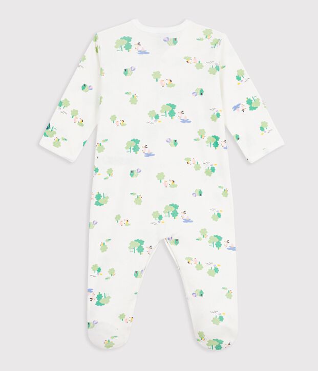 Dors bien en coton bianco/blu/multicolore
