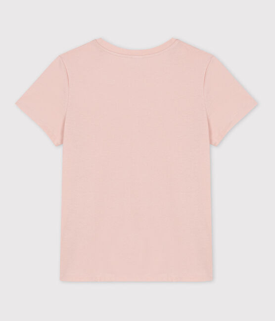 T-shirt LE CLASSIQUE girocollo in cotone Donna rosa SALINE
