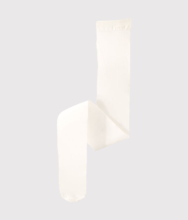 Collant bambina bianco