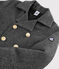 Caban in drap di lana ragazzo grigio CITY CHINE