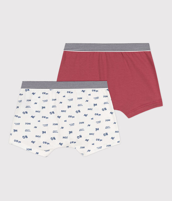 Confezione da 2 boxer ragazzo in cotone ed elastan variante 1