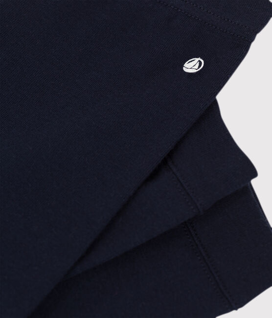 Leggings in cotone bebè blu SMOKING