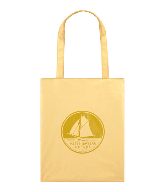 borsa shopping tinta unita giallo DORE