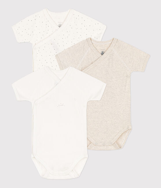 Confezione da 3 body bebè in cotone biologico variante 1