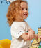 T-shirt Monsieur Madame in cotone neonato bianco MARSHMALLOW