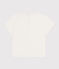T-shirt a maniche corte in cotone tinta unita neonato blu MARSHMALLOW/ PORCELANA