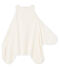 Mantella/plaid bambino in pile bianco MARSHMALLOW/blu MEDIEVAL