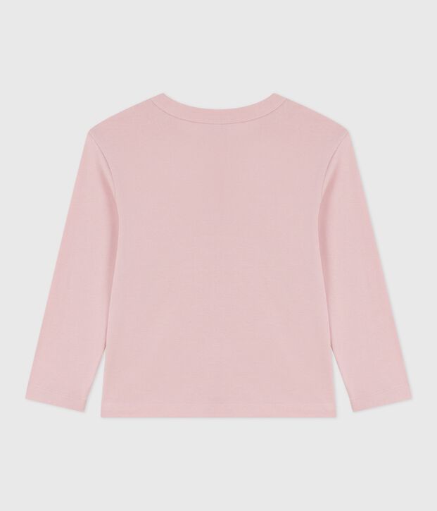 T-shirt a maniche lunghe in cotone tinta unita bambino JOLI