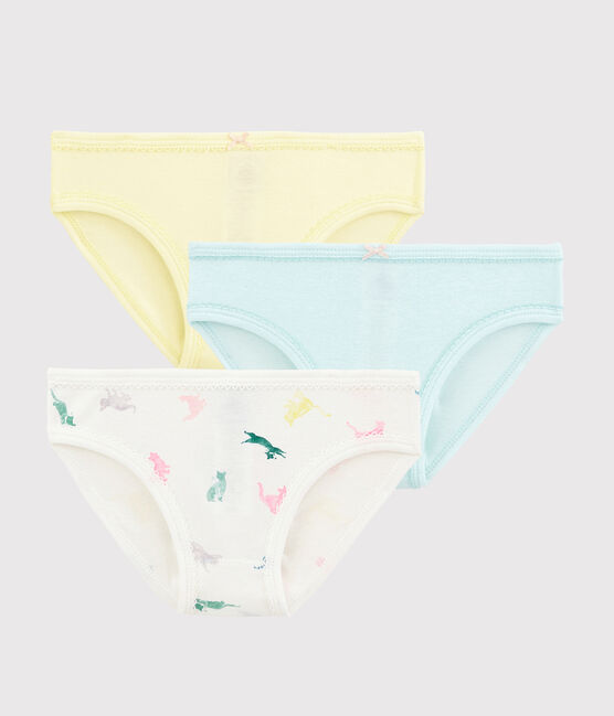 Confezione da 3 slip gatti colorati bambina variante 1