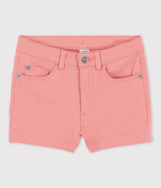 Short in denim bambina rosa PAPAYE