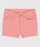 Short in denim bambina rosa PAPAYE