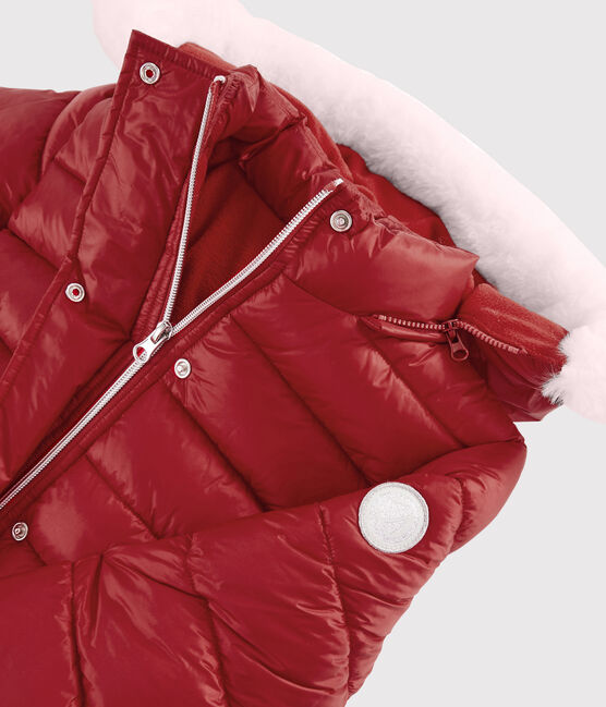 Piumino bambina rosso TERKUIT
