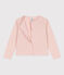 Cardigan in cotone bambina rosa SALINE