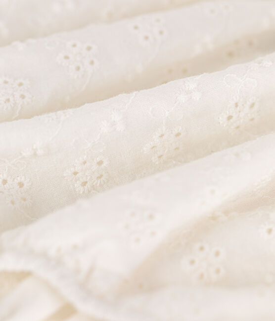 Slip bloomer neonato in pizzo sangallo bianco MARSHMALLOW