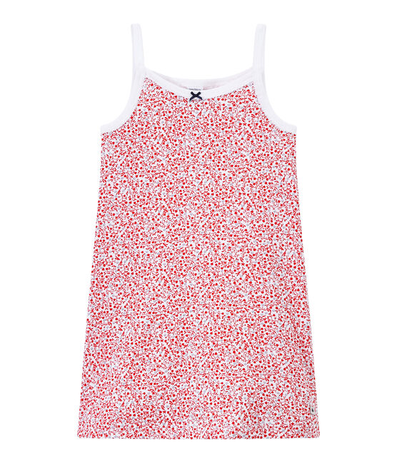Camicia da notte bambina stampata bianco ECUME/bianco MULTICO
