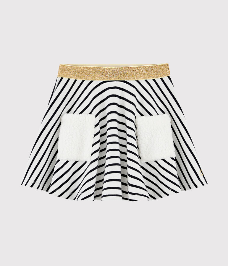 Gonna bambina bianco MARSHMALLOW/blu SMOKING