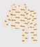 Pigiama fantasia animalier in cotone bambino bianco AVALANCHE/ MULTICO