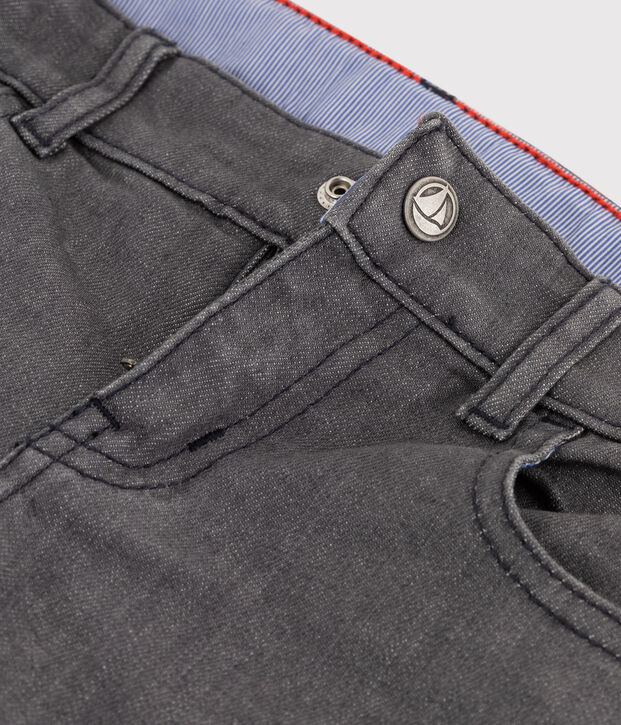 Pantalone in denim bambino grigio