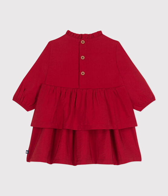 Abito a maniche lunghe neonato rosso AURORA