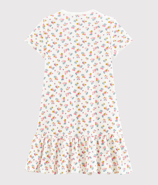 Camicia da notte bambina a costine bianco MARSHMALLOW/bianco MULTICO