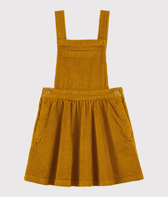 Abito salopette bambina giallo TOPAZE
