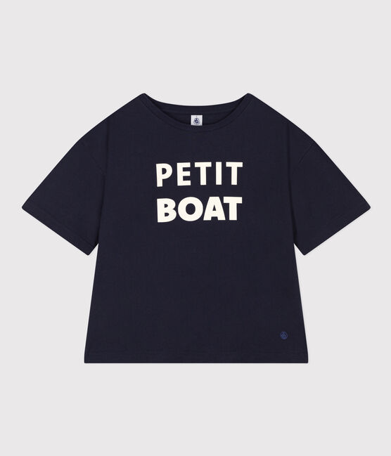 T-shirt LE BOXY in cotone Donna blu SMOKING