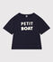 T-shirt LE BOXY in cotone Donna blu SMOKING