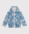 Giacca a vento legggera bambina blu BEACH/ MULTICO