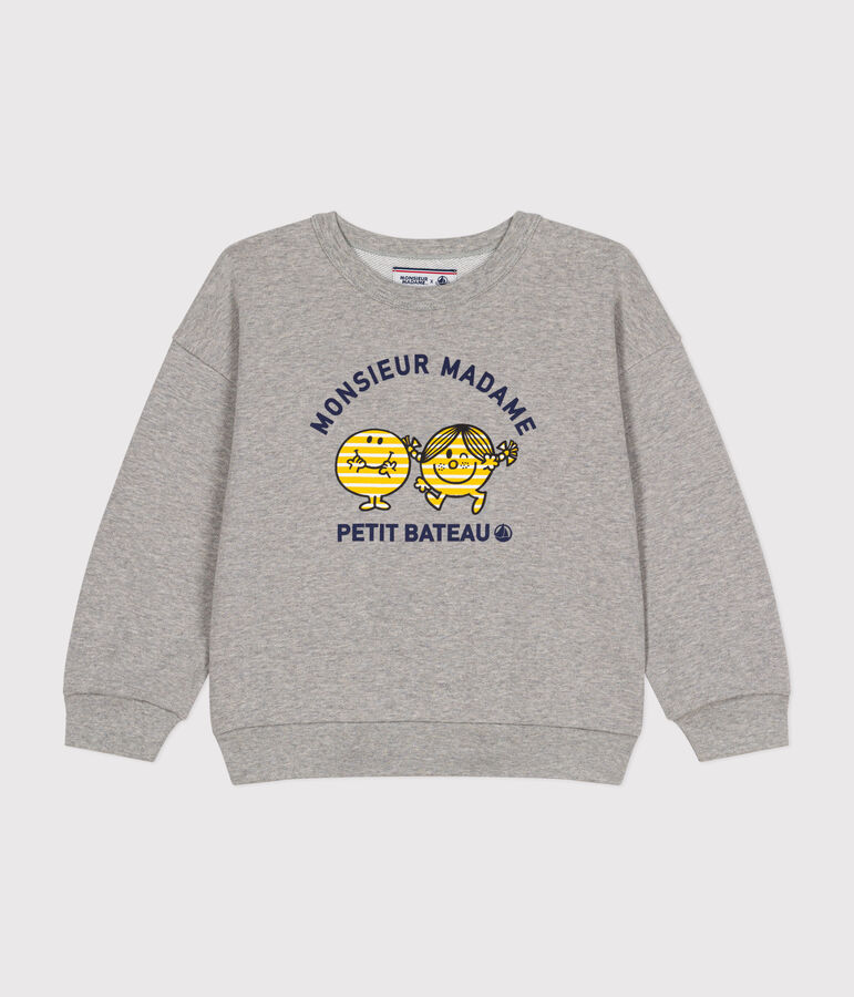 Maglia Monsieur Madame in tessuto felpato bambino CHATON CHINE 40