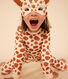 Pigiama stile maschera di Carnevale giraffa in cotone bambino