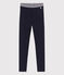 Jeggings bambina in cotone stretch blu SMOKING