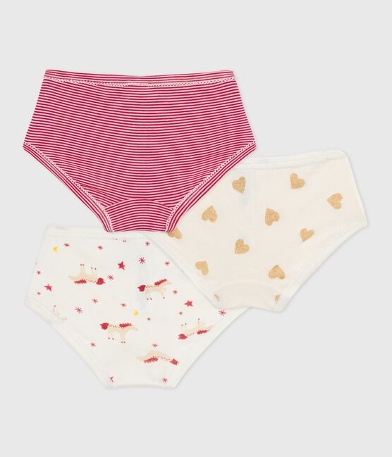 Set di slip a vita alta in cotone con stampa bambina variante 1