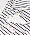 Body in cotone ed elastan a righe donna bianco MARSHMALLOW/blu SMOKING